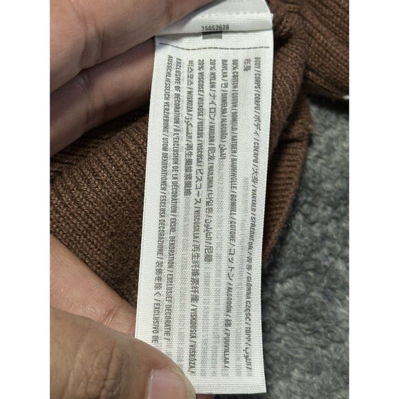 Hollister Brown Cropped Button Up Cardigan Size M - Picture 9 of 11